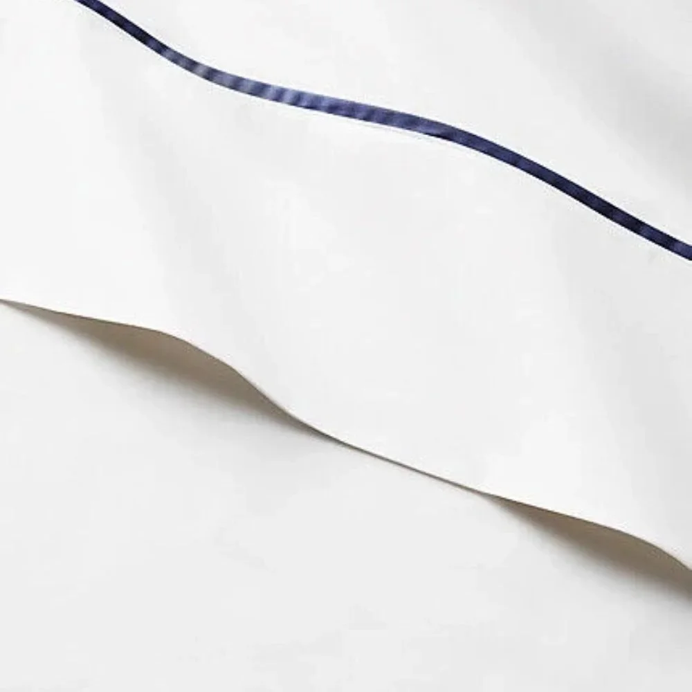 Ralph Lauren Palmer Percale King Duvet Cover Flat Sheet Pillowcases in Polo Navy